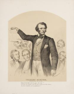 PORTRAITS POLITICAL FIGURES A group of 19th century lithographed and