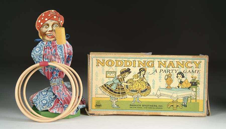 BLACK NODDING NANCY PARTY GAME BY PARKER BROS A mammy