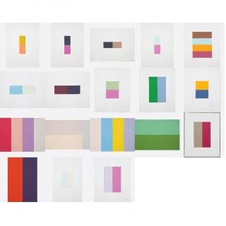 William Radawec 1952 2011 Eighteen Studies for the Color Chip