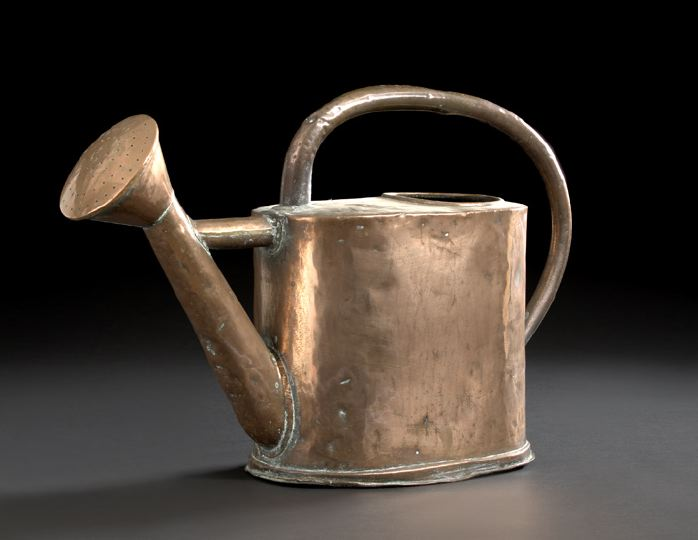 Large Copper Conservatory Watering Can first quarter 20th century of