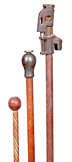 Cap Buster Canes A group of three cap buster canes