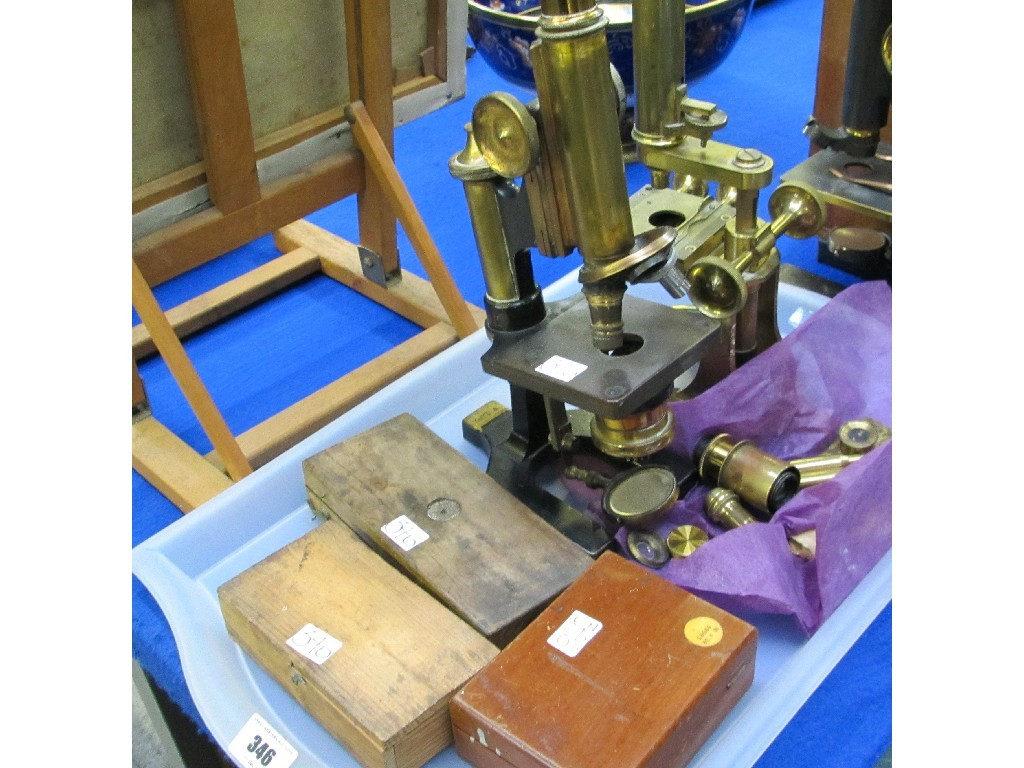 Microscope in case