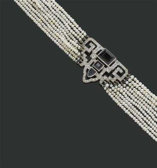 SAPPHIRE DIAMOND AND PEARL TOUR DE COU Art D co