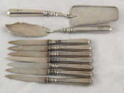 A Russian silver cake server Alexander Lubavin Moscow 1899 1908