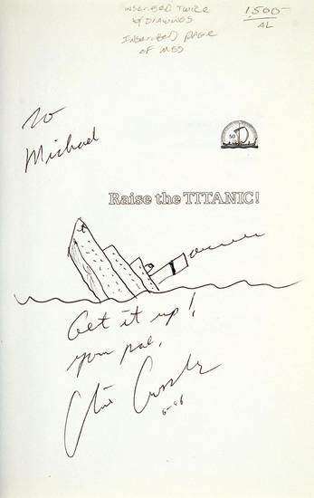 CUSSLER Clive Raise the Titanic New York The Viking Press