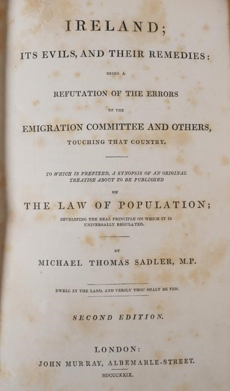 Ireland It s Evils and Their Remedies by Michael Thomas