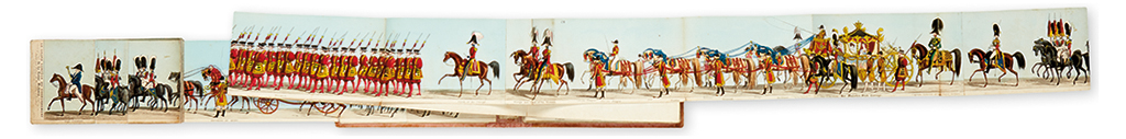 PANORAMA QUEEN VICTORIA Fores Correct Representation of the State Procession