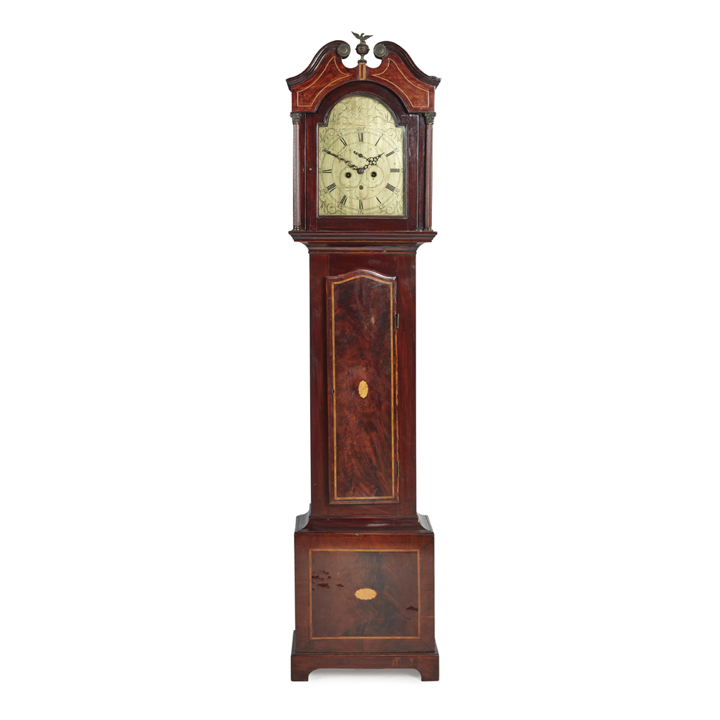 SCOTTISH GEORGE III MAHOGANY LONGCASE CLOCK JAMES GRAY EDINBURGH EARLY