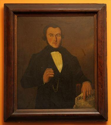 AMERICAN SCHOOL JOHN MILTON EARLE Oil on canvas 30 x