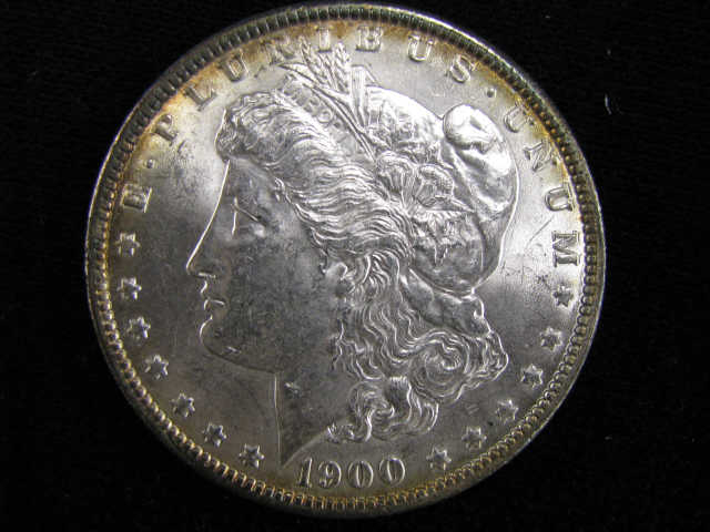 1900 Morgan Silver Dollar uncirculated
