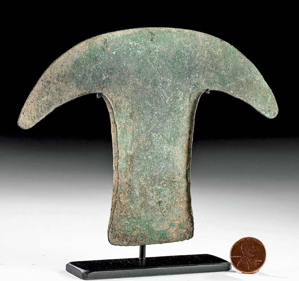 Aztec Copper Hoe Currency Piece Pre Columbian Mexico Mexico City