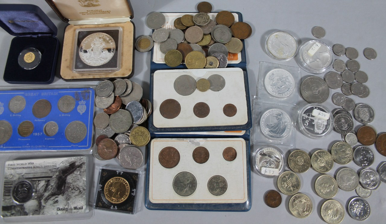 Various silver proof and other coins to include Australia 1998