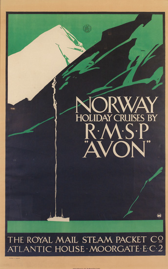 DESIGNER UNKNOWN NORWAY THE ROYAL MAIL STEAM PACKET CO Circa