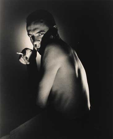 LYNES GEORGE PLATT 1907 1955 Ted Starkowski with cigarette Silver