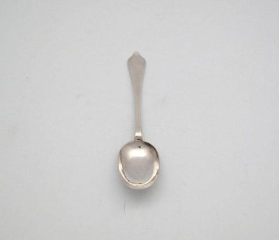 A Queen Anne silver Dognose spoon by Isaac Davenport London