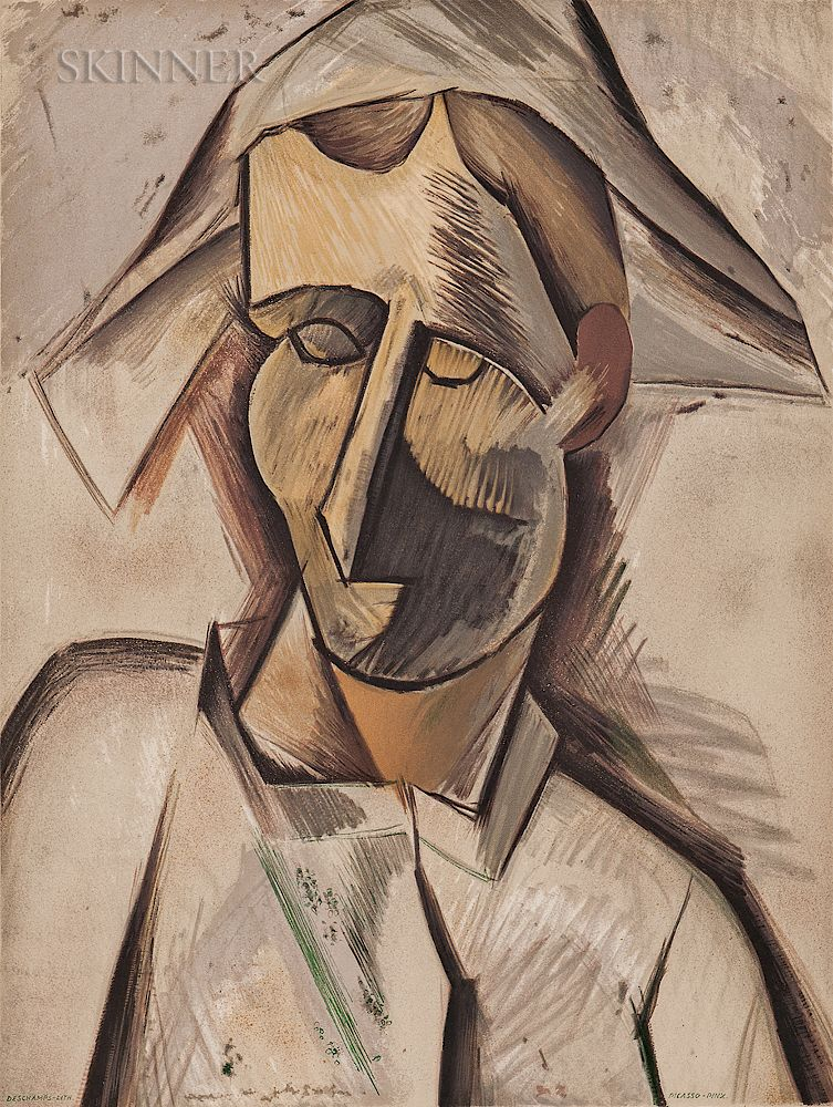 After Pablo Picasso Spanish 1881 1973 Un ventail 1905 1914