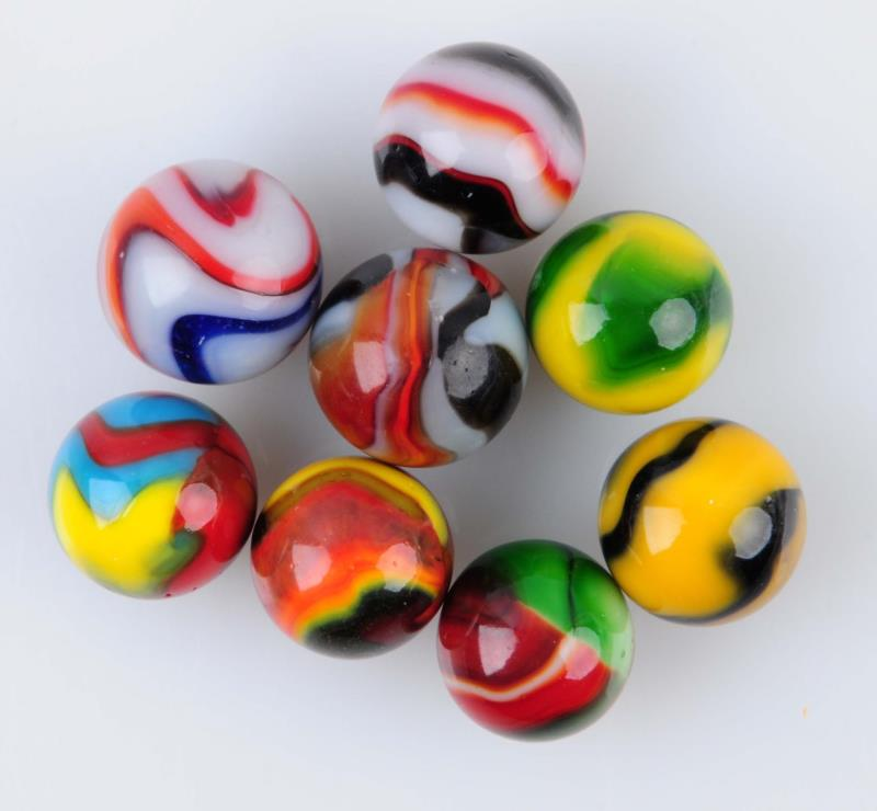 Lot of 8 Peltier Marbles Lot includes two rebels one