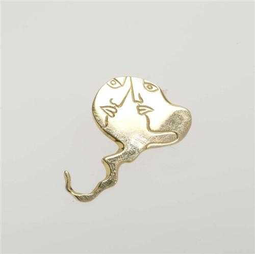 GOLD PENDANT IVAN STANFFIEL Yellow gold 750 7g Modern pendant