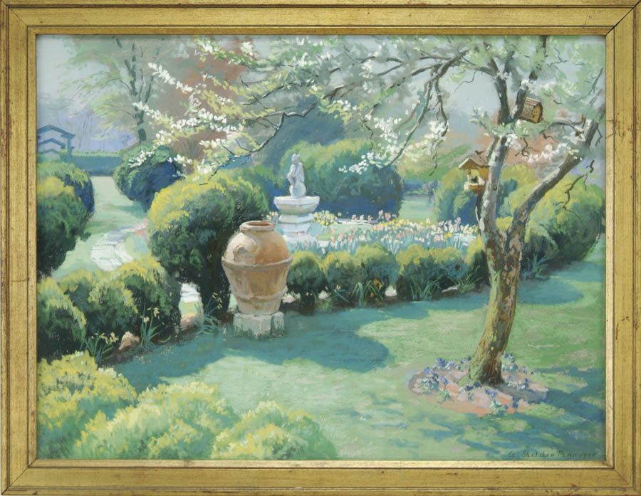 ALBERT SHELDON PENNOYER American 1888 1957 THE FLOWER GARDEN Fine