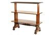 METAMORPHIC DUMB WAITER 19th c English mahogany Dumb Waiter that