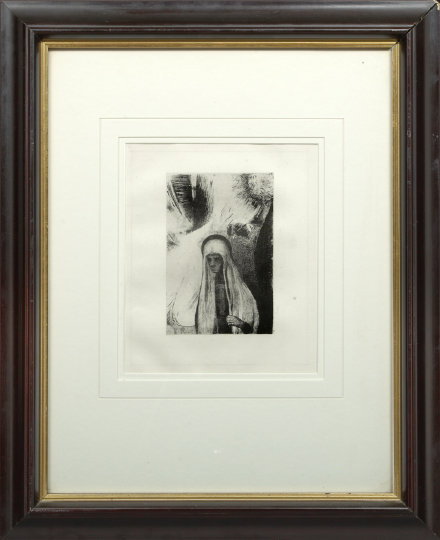 Odilon Redon French 1840 1916 La Vieille Que crains tu