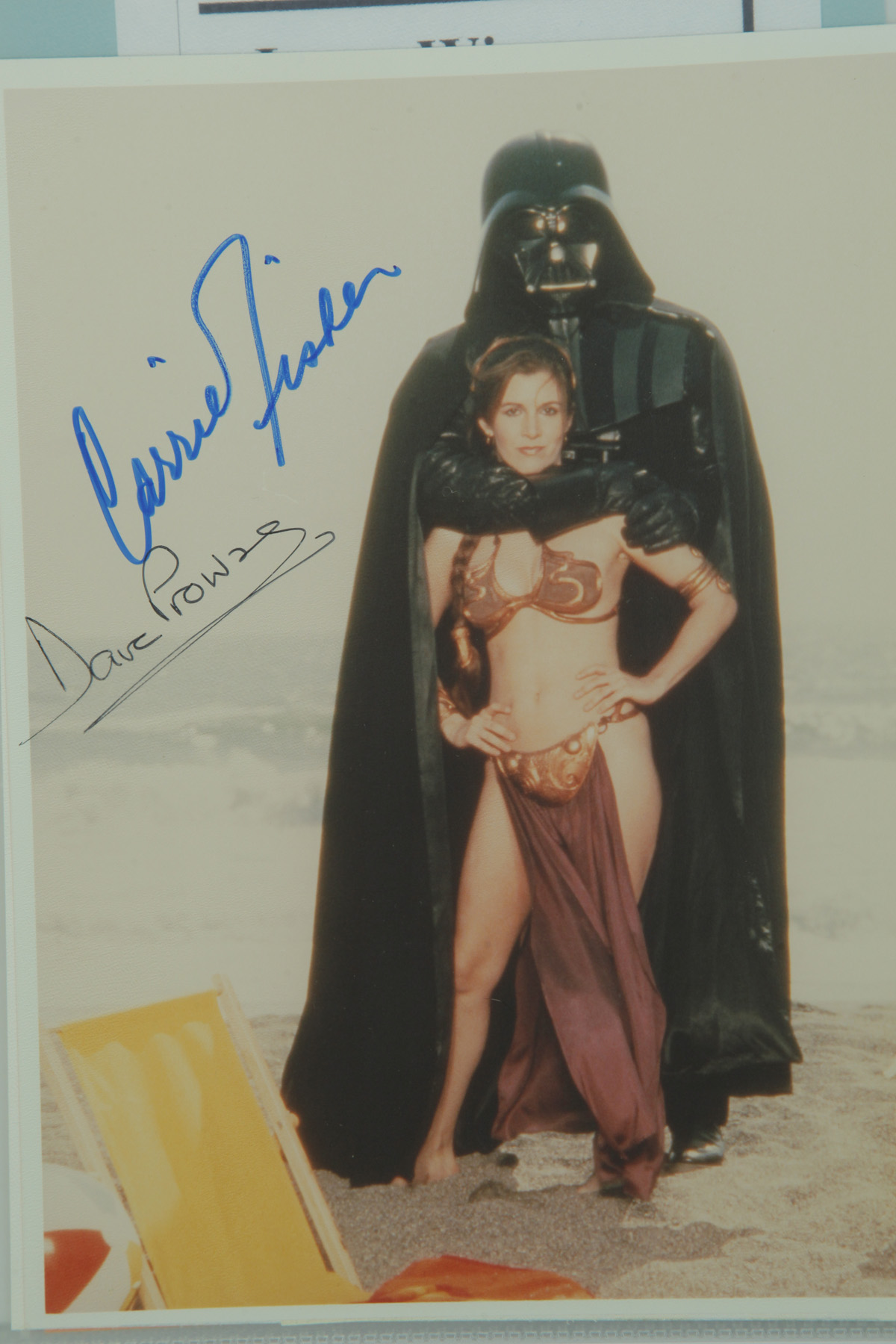 COLLECTION OF STAR WARS AUTOGRAPHS Twentieth century Collection includes Carrie