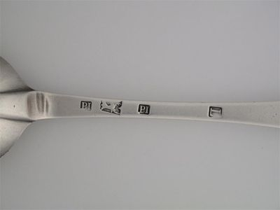 PATRICK INGLIS A rare Hanoverian tablespoon with a plain rattail