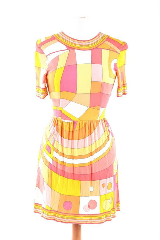 EMILIO PUCCI MINI DRESS 1960s Emilio Pucci Florence Italy label