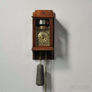 Japanese Eight day Lantern Clock and Wall Bracket c 1865