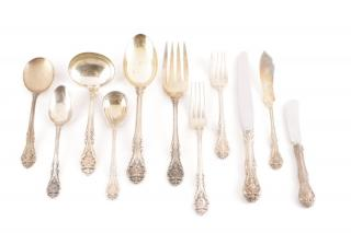 Gorham King Edward Pattern Sterling Flatware 53 pc Gorham American