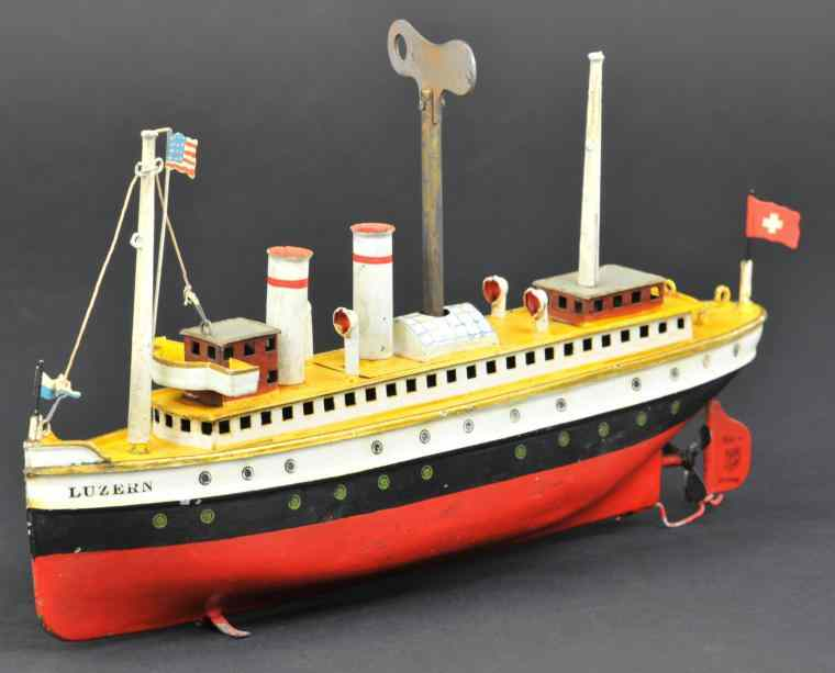 MARKLIN LUZERN LINER Germany 5026 29 hand painted red black