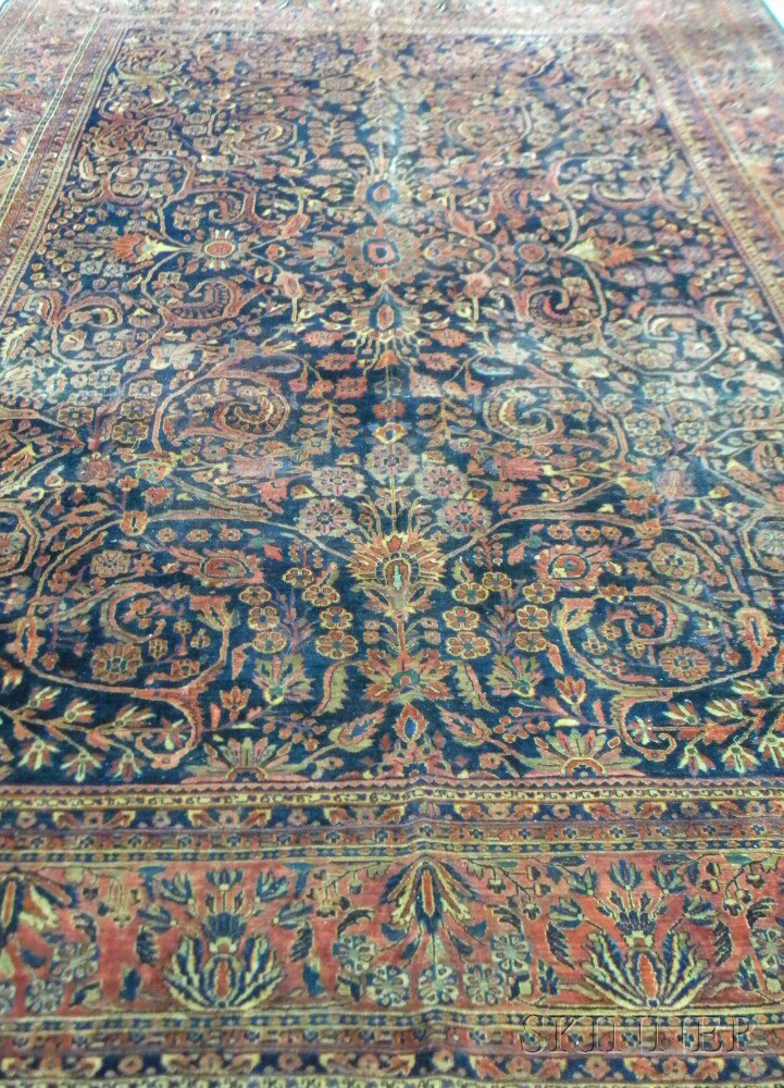 Sarouk Carpet West Persia second quarter 20th century the midnight