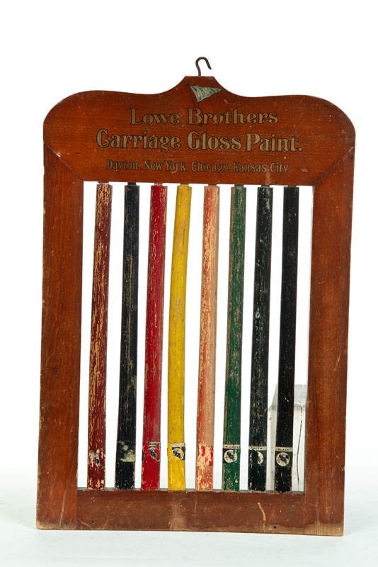ADVERTISING SIGN American late 19th early 20th century Lowe Brothers