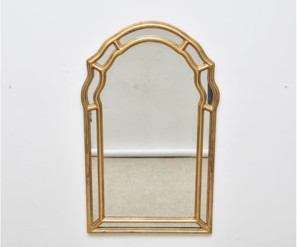 Friedman Brothers gilt and beveled glass mirror 48 h x