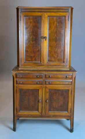 Small Cabinet by W A Dallison Co IndianapolisMixed wood cabinet
