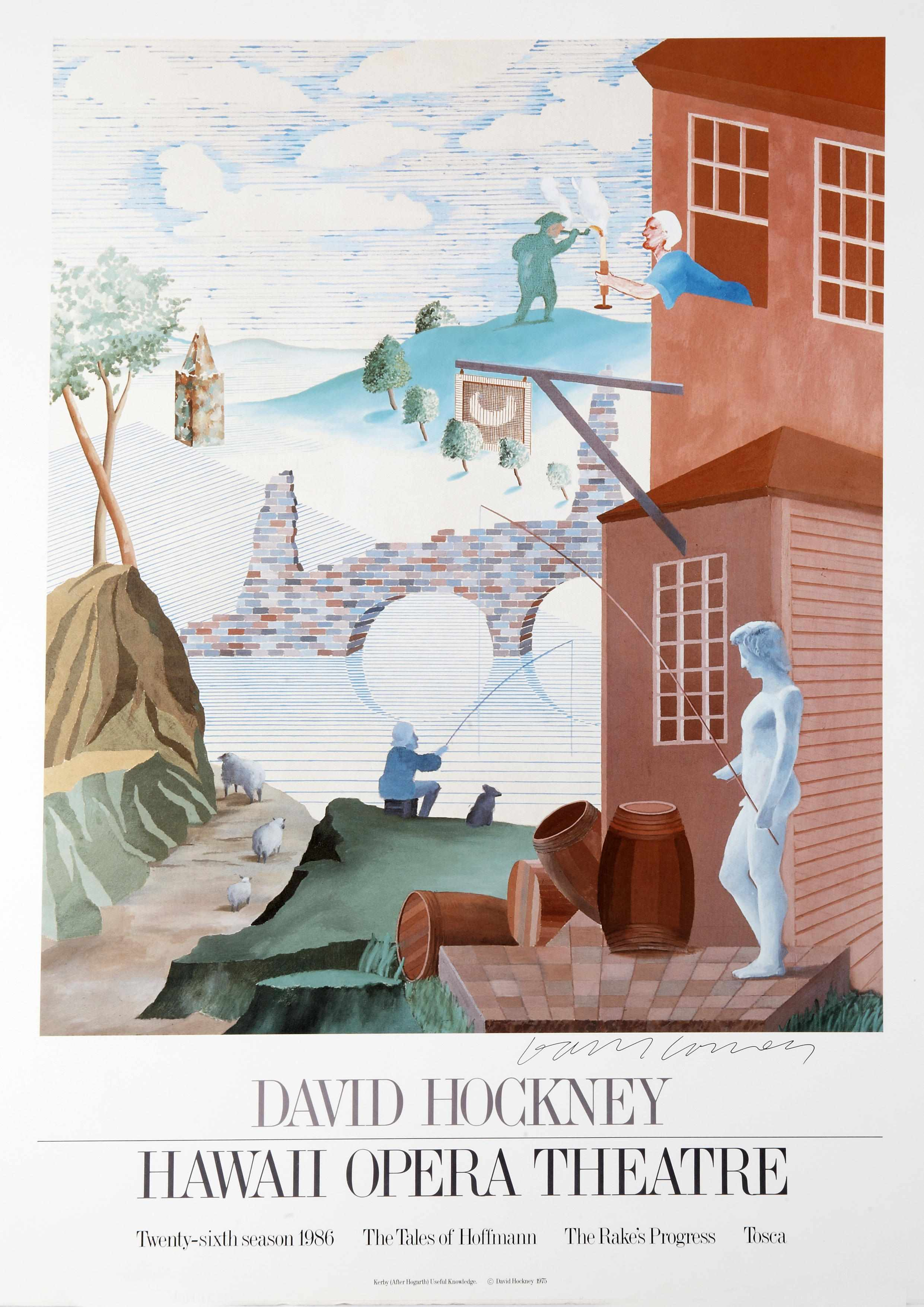 n a David Hockney British born 1937 Hawaii Opera Theatre