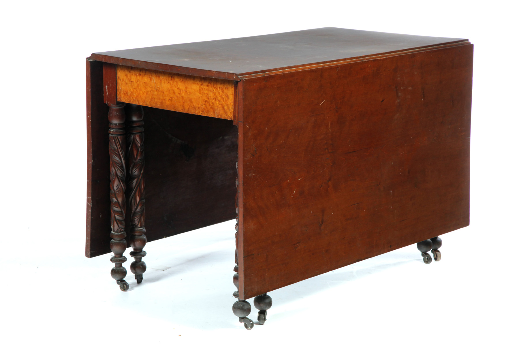 EMPIRE GATELEG TABLE America 2nd quarter 19th century Cherry with