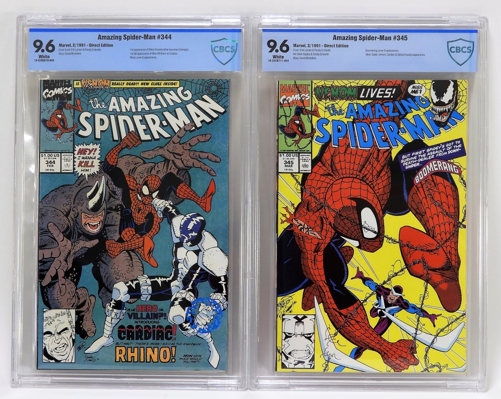 MARVEL AMAZING SPIDER MAN 344 345 CBCS 9 6 United