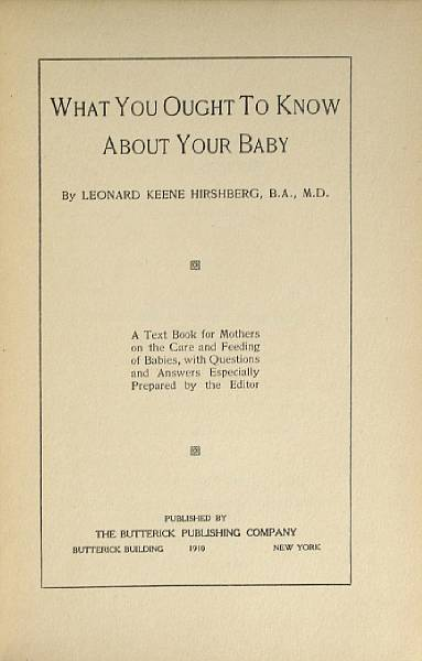 MENCKEN H L Hirshberg Leonard Keene What You Ought to