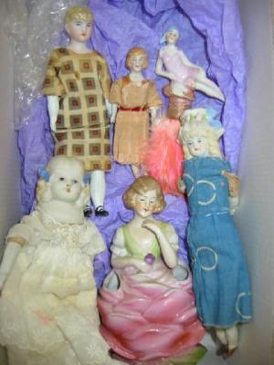 A Nippon bisque shoulder head dolls house doll 6 high