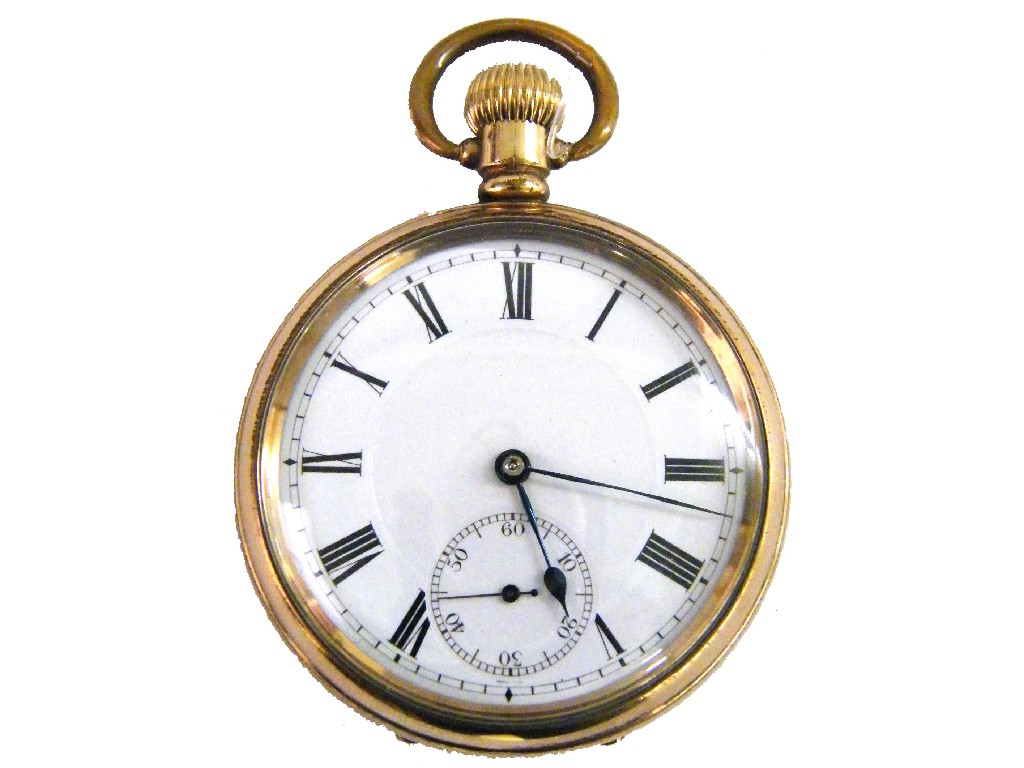 Swiss lever gold plated pocket watch 15 jewels three position