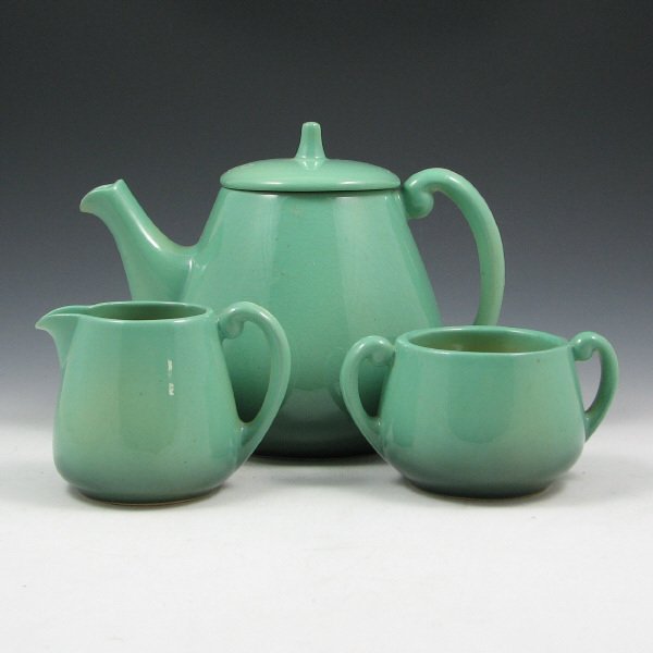 Roseville Utility Kitchen Ware Tea Set Roseville utility kitchen ware