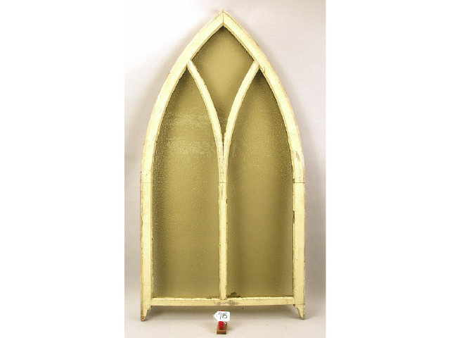 Pair of outstanding stained glass church windows Estimate 300 00