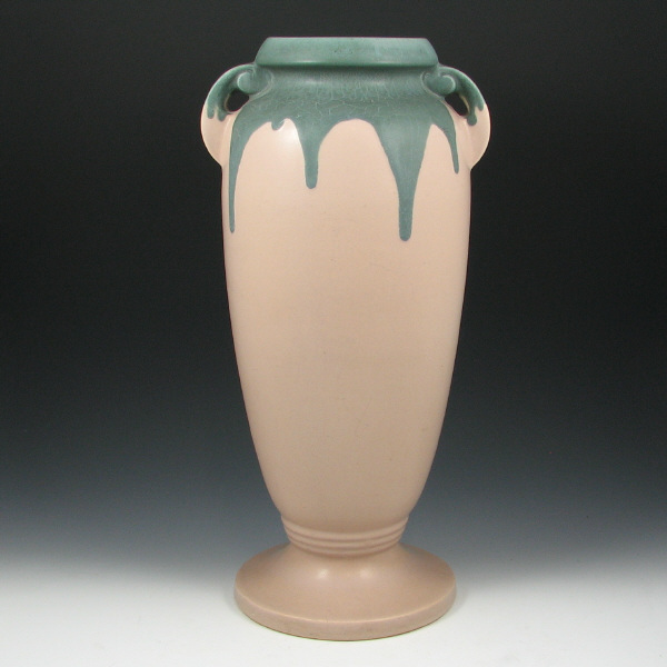 Roseville Carnelian I Drip 340 18 Floor Vase Roseville Carnelian
