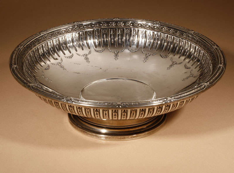 A Gorham sterling silver Marie Antoinette footed center bowl A