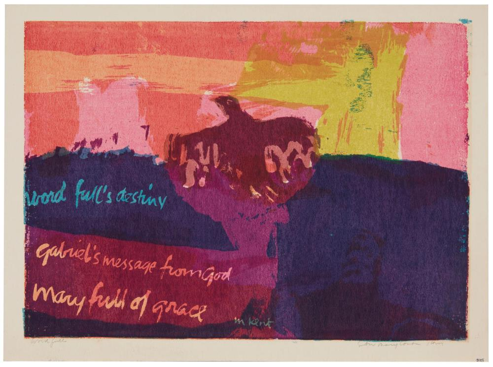 Sister Mary Corita Kent 1918 1986 American Word fulls 1960