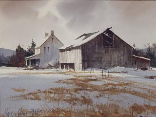 Marc Moon watercolor Marc Moon American 1923 2006 The Old