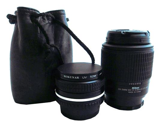 CAMERA EQUIPMENT Two Nikon lens first Nikon AF S DX