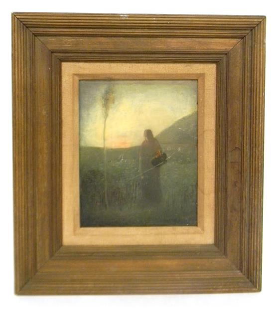 Benjamin Kopman Russian American 1887 1965 Evening oil on Masonite