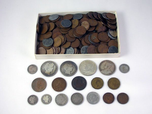 Miscellaneous lot of US and Canadian coins US coins include